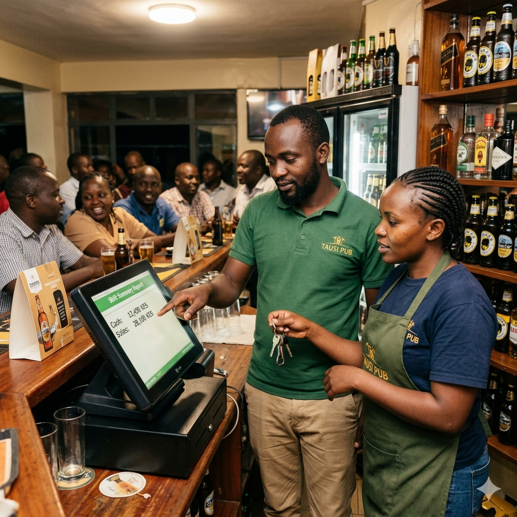 Bizflow offline POS in use
